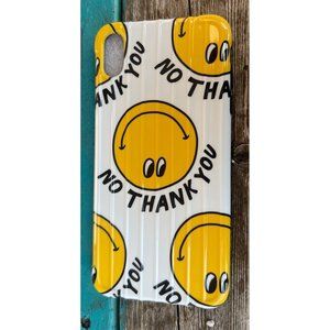 Smiley Face Emoji Logo. No Thank You  IPhone XS Max Case